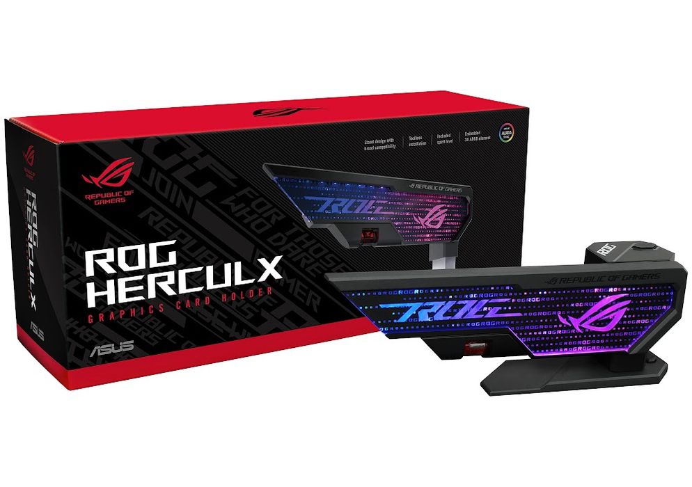 Uchwyt do karty graficznej ASUS ROG Herculx Graphics Card Holder (90DA0020-B09000)