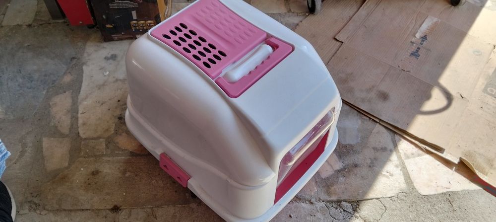 Casa de banho para gatos