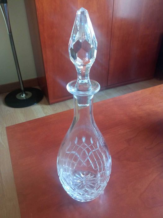 garrafa em cristal lapidado stephen