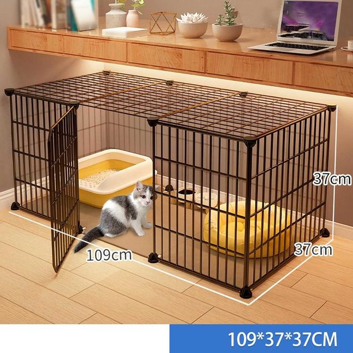 Wybieg z podłogą matą klatka kojec dla świnki morskiej królika kota