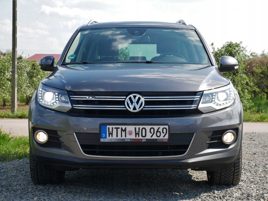 Бампер комплектный передок VW Tiguan R-line рестайлинг разборка Тигуан
