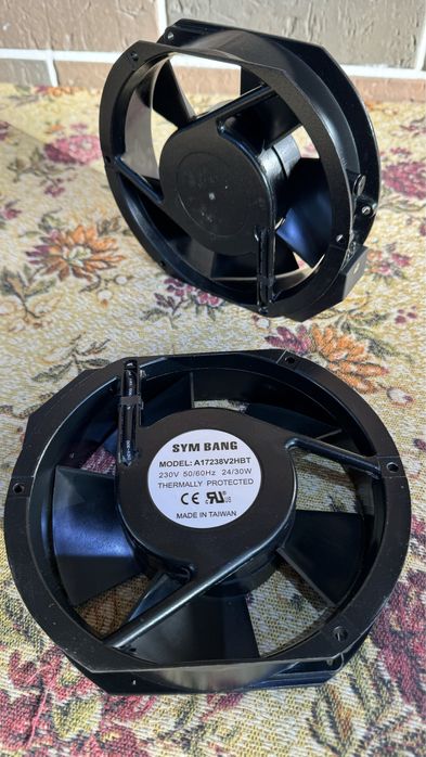 Профессиональные вентиляторы PAPST 12V, 24V, 220V.