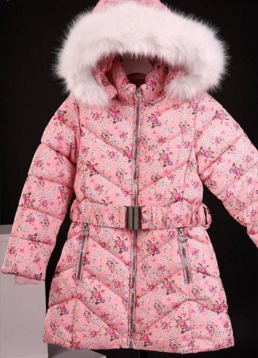 Куртка зимова для дівчинки 7-9р.