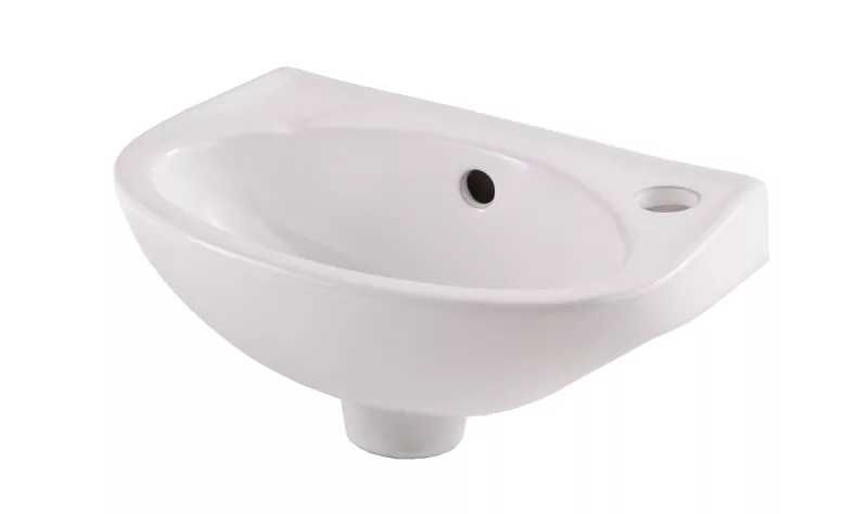 Umywalka ścienna ceramiczna GoodHome 36 x 23 cm
