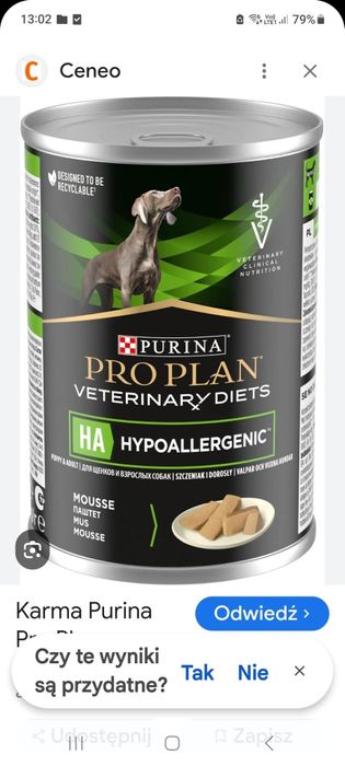 Karma dla psa puszka nowa