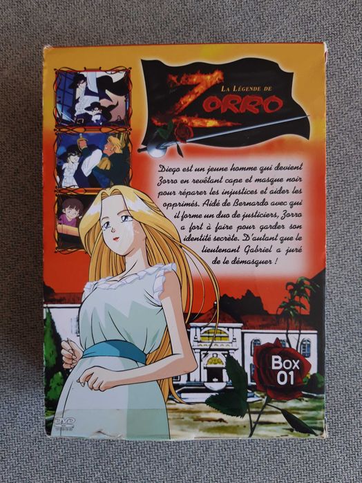 Pack 4 DVD desenho animado "ZORRO"