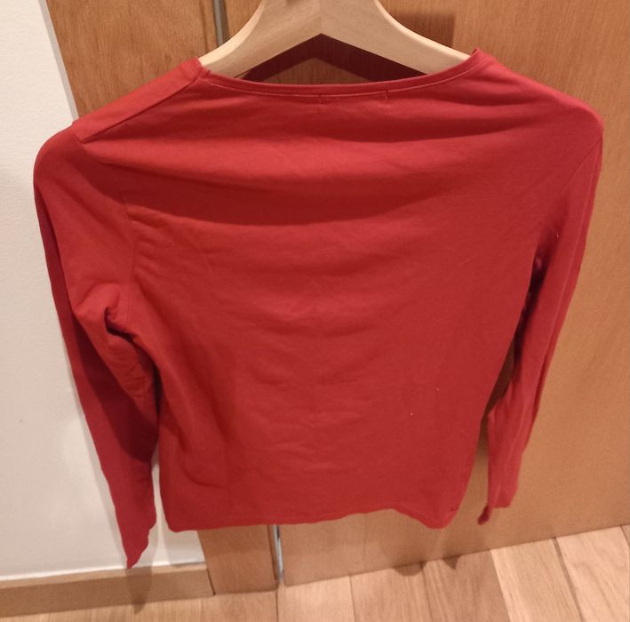 Sweatshirt(Massimo Dutti)algodão vermelho