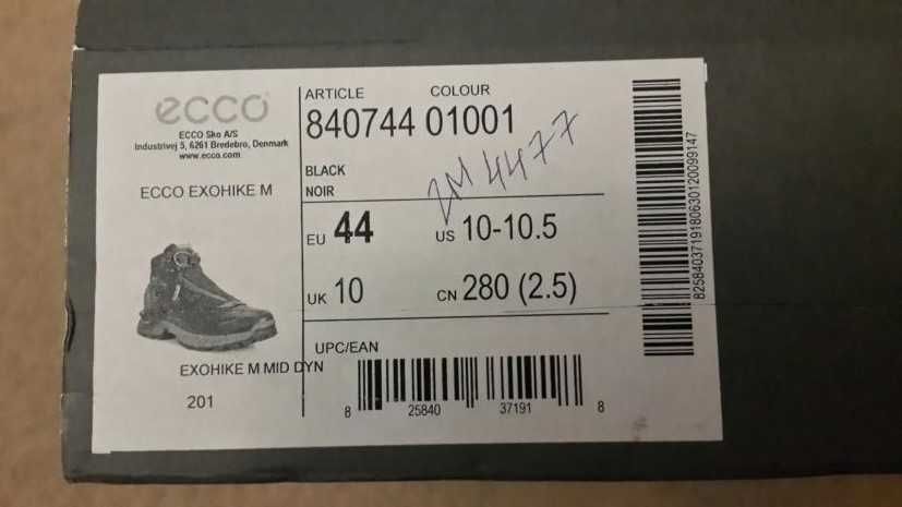 Ботинки мужские Ecco Exohike (WATERPROOF )  44р. Оригинал.