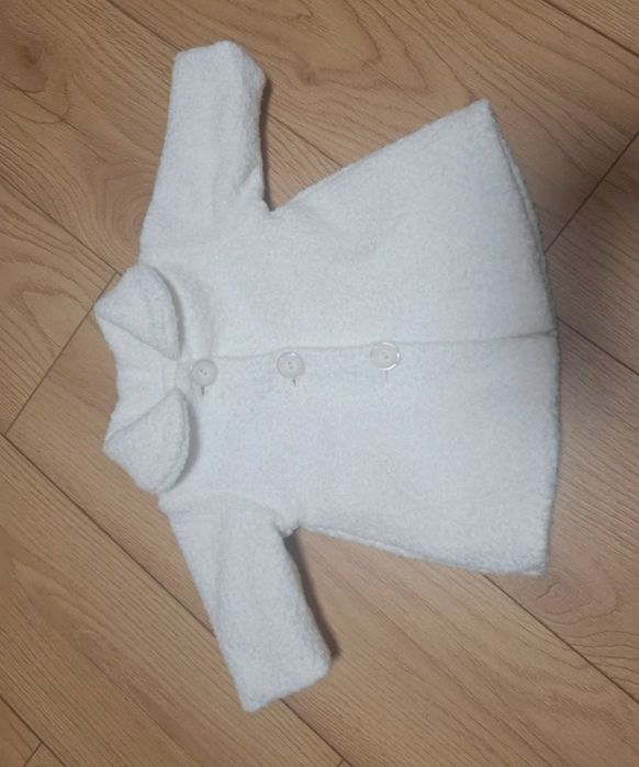 Płaszcz do chrztu 56 biały