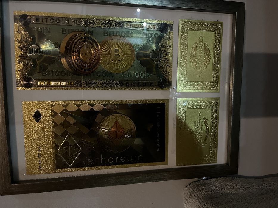 Bitcoin i etherium  certyfikat