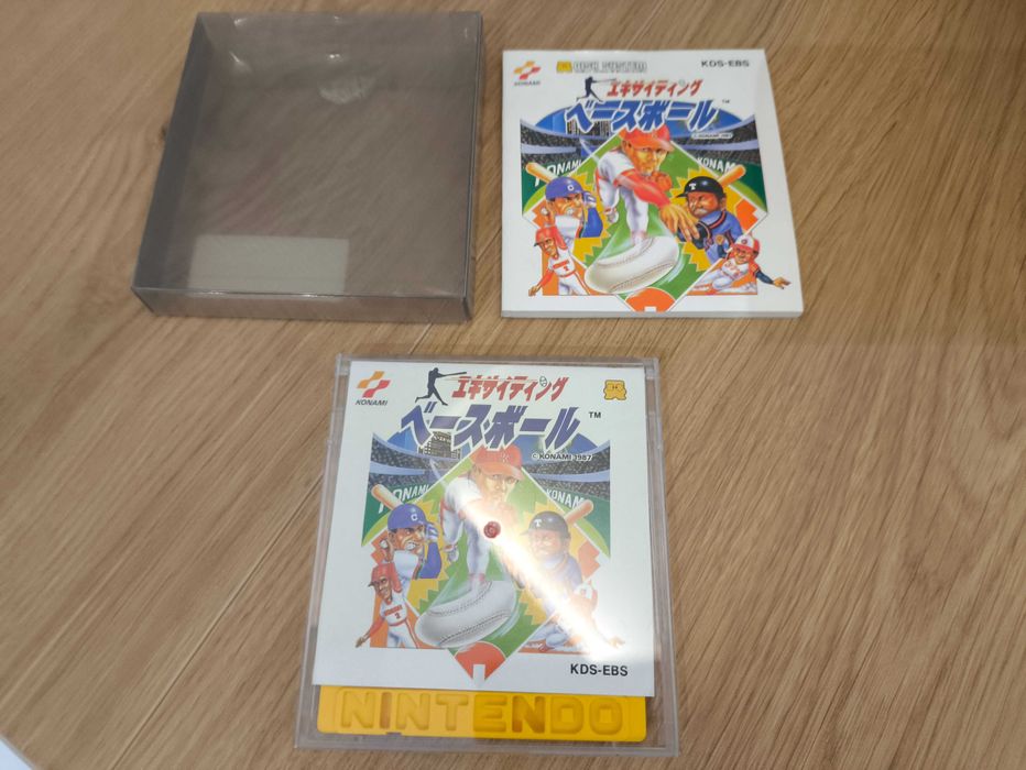 Exciting Baseball Famicom Disk System Nes Pegasus CIB