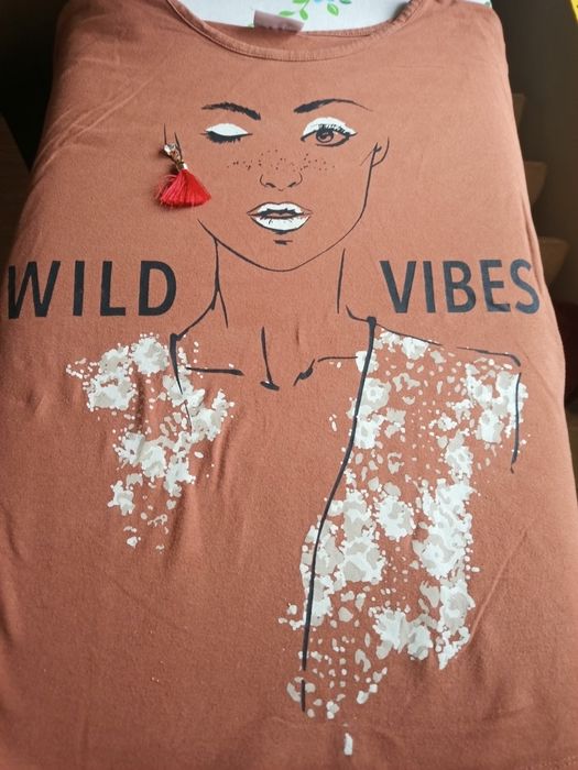 Bluzka z kolczykiem 3/4 rękaw Beloved Women XXL