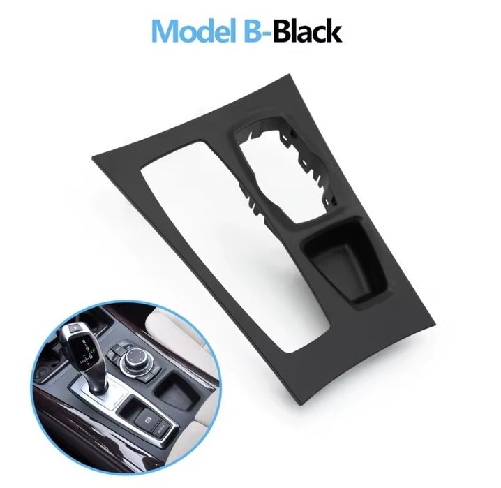Moldura manete mudanças caixa automática consola central BMW X5 X6 E70