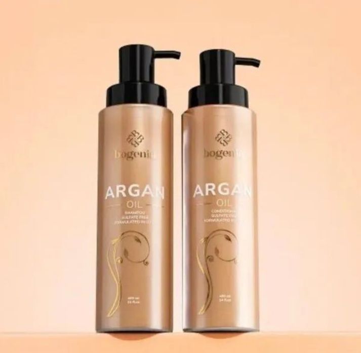 Набір Bogenia для волосся з маслом аргани шампунь, кондицiонер.