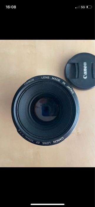 Canon 50mm f/1.4 (ler descrição)