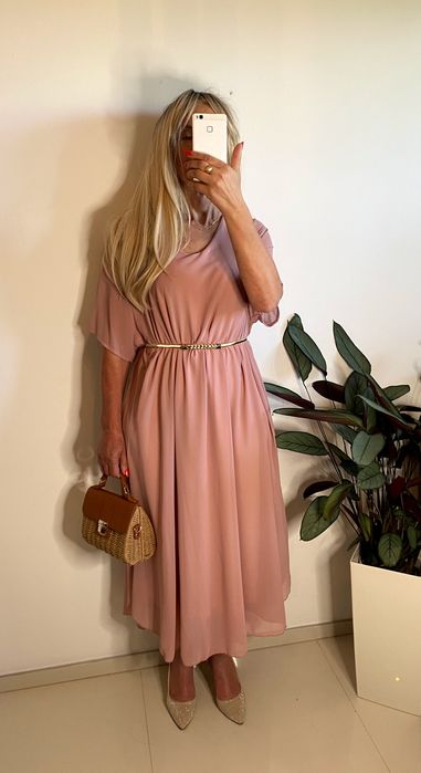 Sukienka plus size 4xl 5xl  elegancka wieczorowa lato