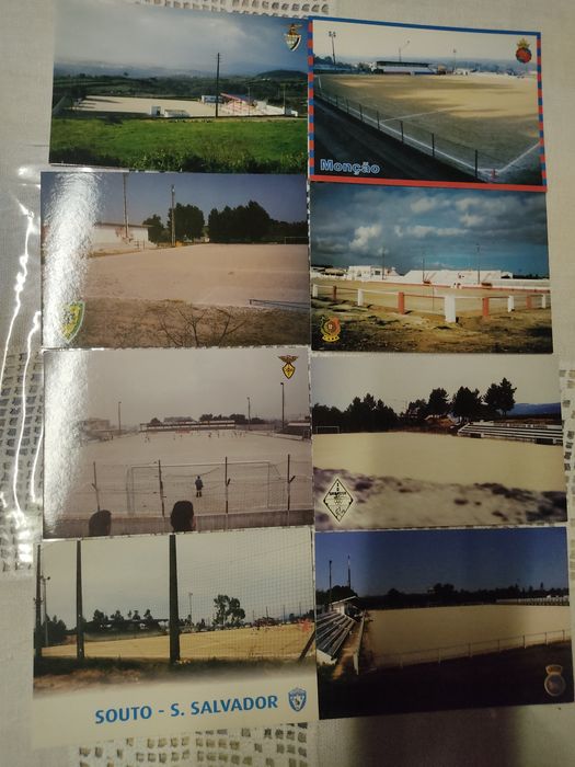 Postais de estádios de igreja nova Monção mora Pêro Pinheiro Rio tint