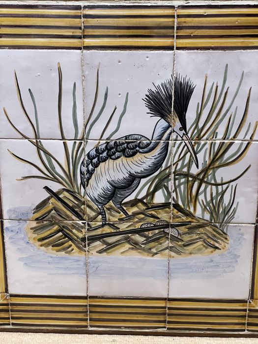Quadro azulejos seculo 18 ou 19 assinado