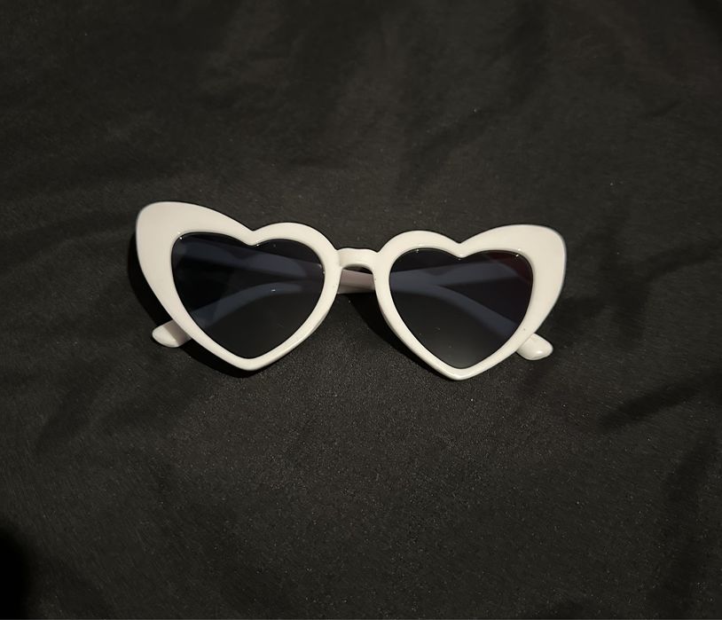 okulary serduszka drip moda cute alt emo