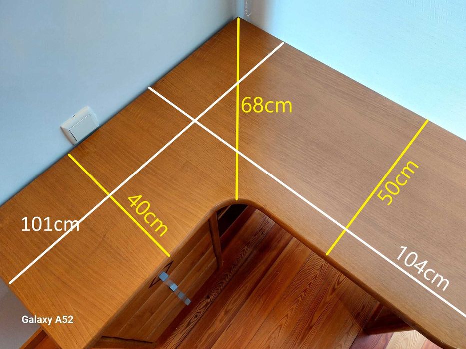 Mesa de secretária de Madeira maciça64586231020033121