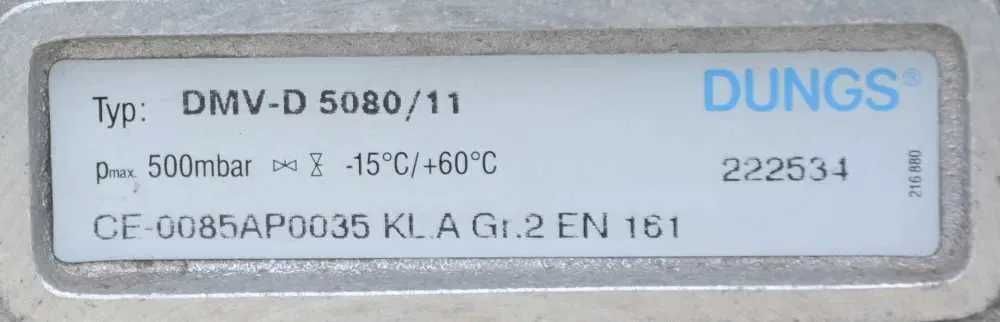 Zawór gazowy Dungs DMV-D 5080/11