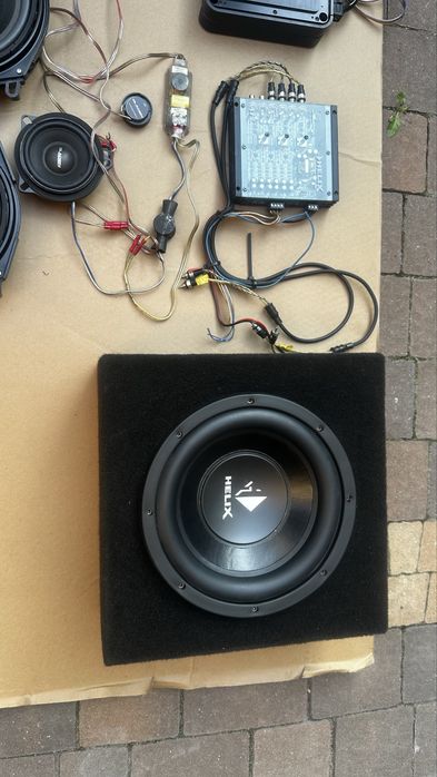 Wzmacniacz Glosniki zestaw Audio