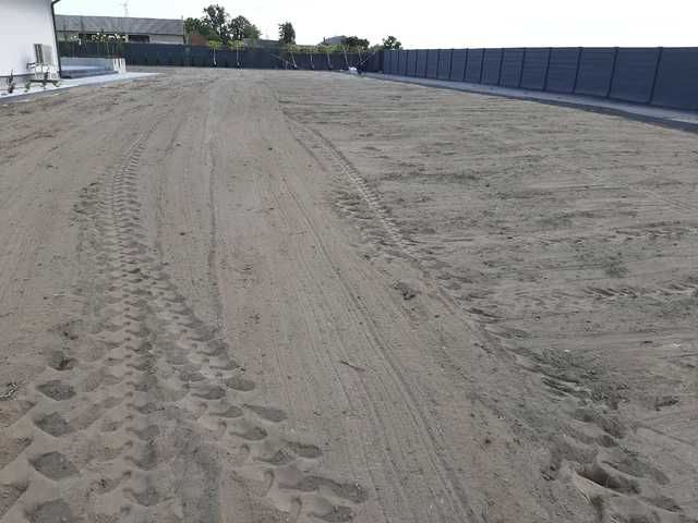 Ogrody Trawniki Prace ziemne Niwelacja terenu Usługi koparko ładowarką