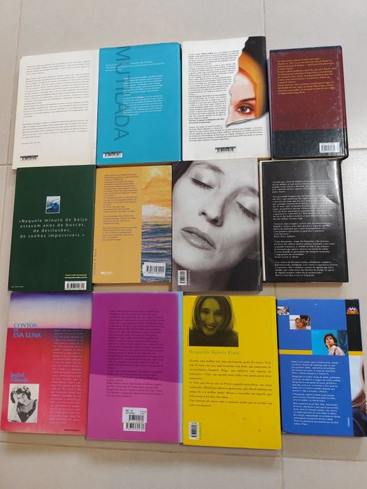 Lote de livros sobre Mulheres (Romances / Testemunhos)