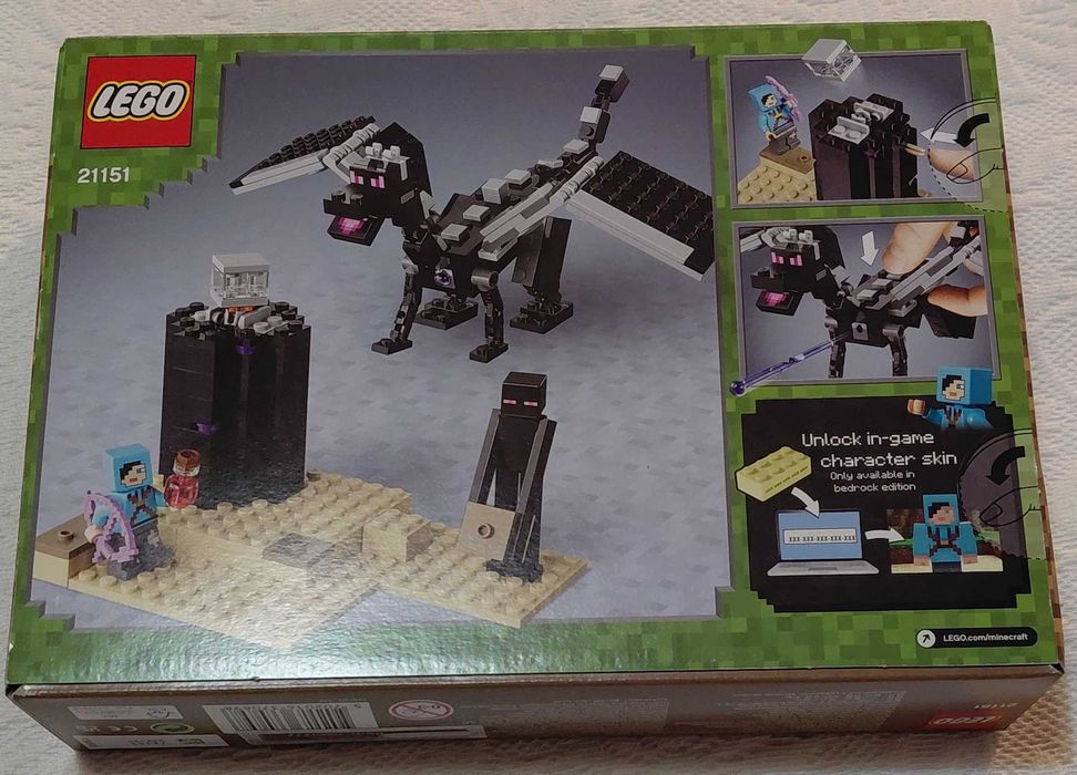 lego minecraft 21151 the end battle selado