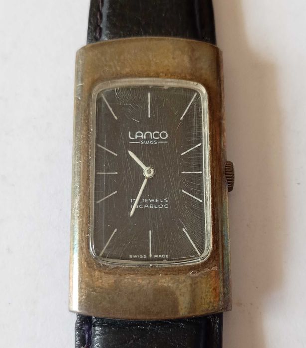 Srebrny zegarek Lanco