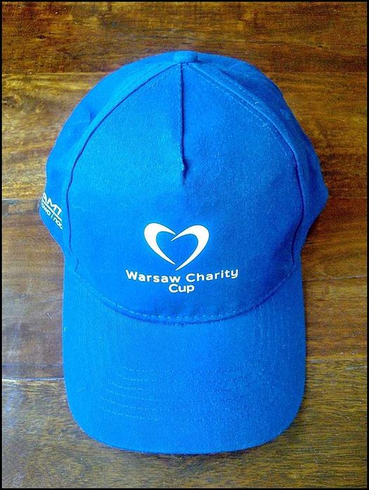 Czapka z daszkiem na lato Warsaw Charity Cup niebieski Okazja!
