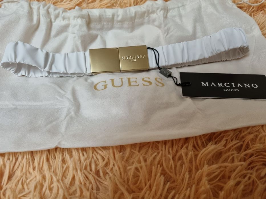Пояс/ремень резинка белый Guess MARCIANO Оригинал! Новый!