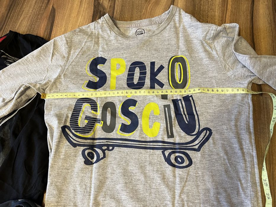 Tshirty koszulki z długim rękawem zestaw 4 szt rozm164