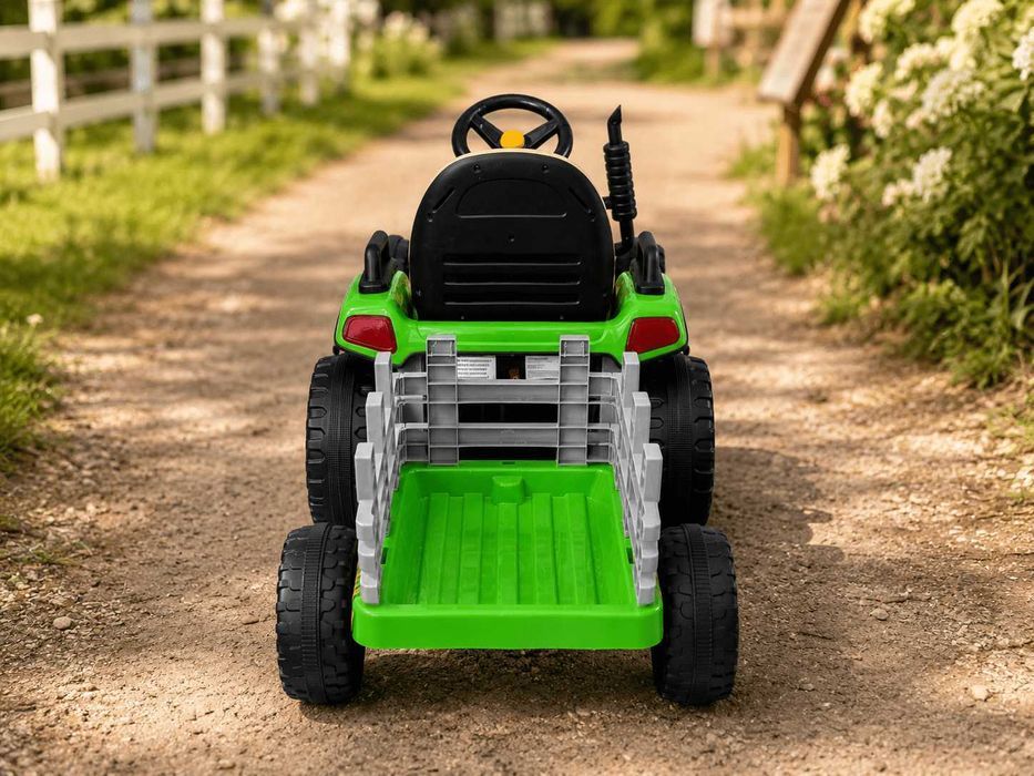 TRAKTOR Z PRZYCZEPKĄ na Akumulator | Światła LED | DUŻY | Pilot dla Rodzica | Najnowszy model HIT