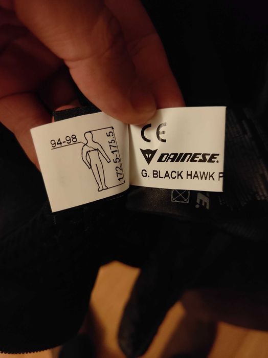 Dainese Black Hawk Leather Jacket