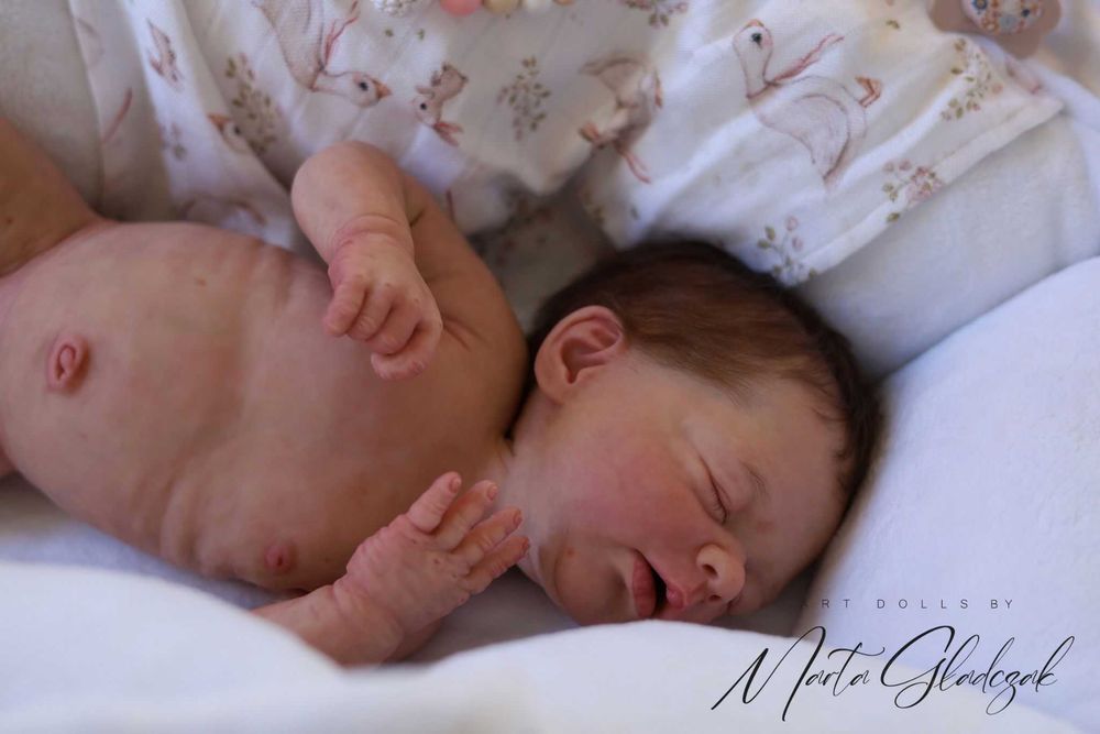 Silikonowa , oryginalna lalka reborn, cała z silikonu