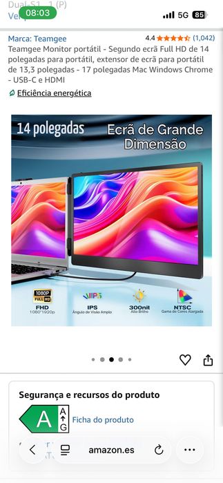 Extensor de monitor para portátil
