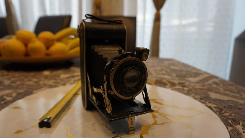 Aparat fotograficzny "miechowy" marki NAGEL -model VOLLENDA