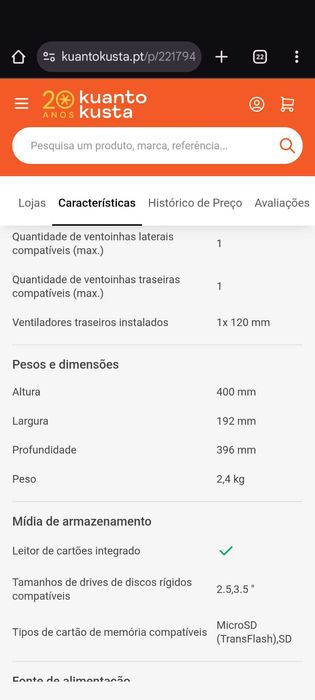 Caixa PC NOX Virtus (Mini ITX Tower - Preto)