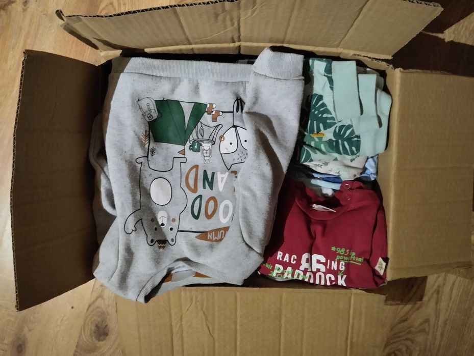 Ubranka dla chłopca rozmiar 80cm