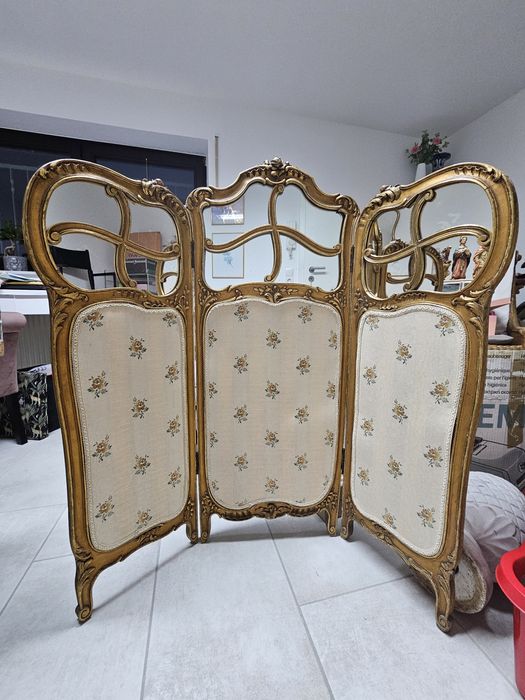 Mały parawan, francuski,  Rokoko UNIKAT