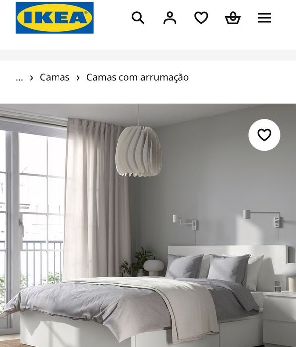Cama malm como nova com colchao e 4 gavetas para arrumacao