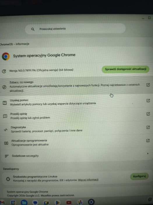 Acer chromebook 315 laptop do pracy