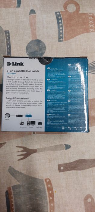 Switch  5-Port Gigbit64550217262595124