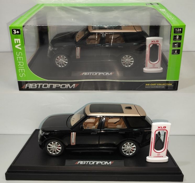 Land Rover Range Rover SV модель 1:24 ТМ Автопром металлическая звук