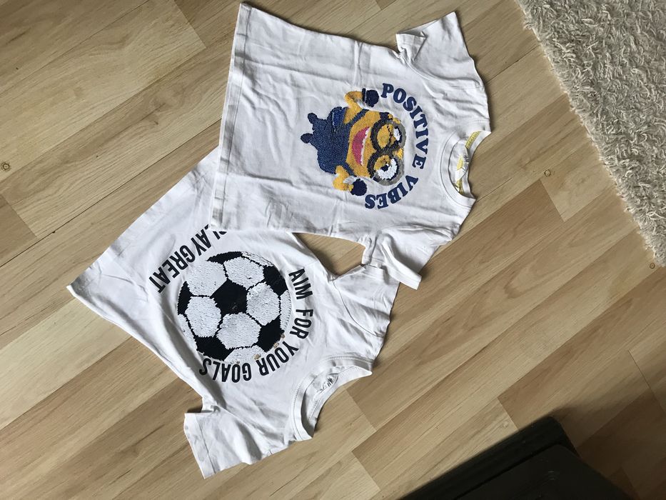 Koszulki dla chłopca H&M 5-6 lat