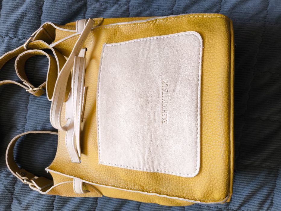 Damska torebka żółta