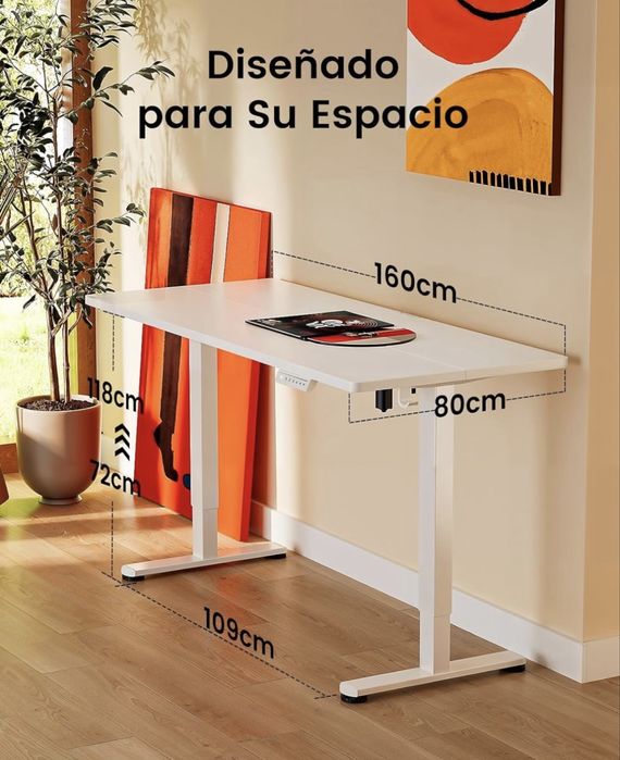 Mesa com regulagem de altura