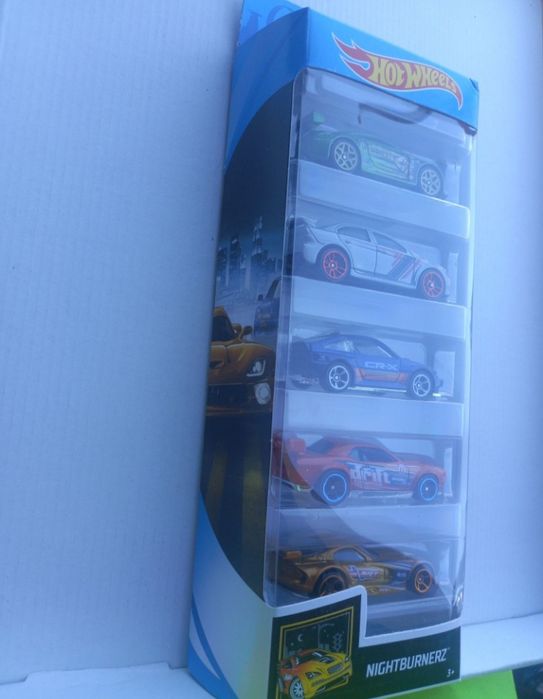 Pack 5 miniaturas hot wheels