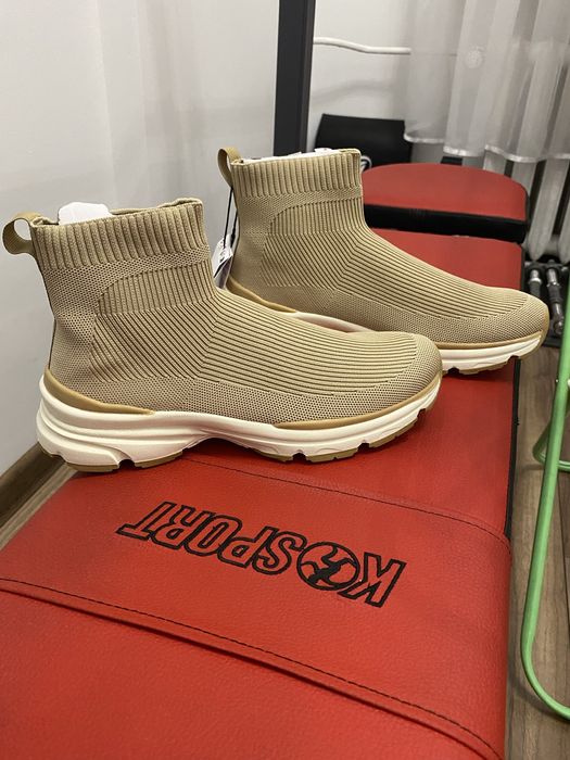 Buty bershka sneakersy skarpetkowe